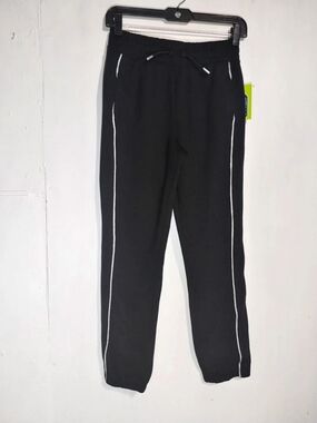 Vively Girl's Black Track Pants Size (10/12)